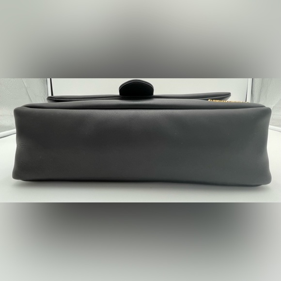 ❌❌SOLD! JACQUEMUS BLACK LEATHER LARGE LAMBSKIN BAMBIMOU SHOULDER BAG PURSE NWT! - Picture 13 of 16